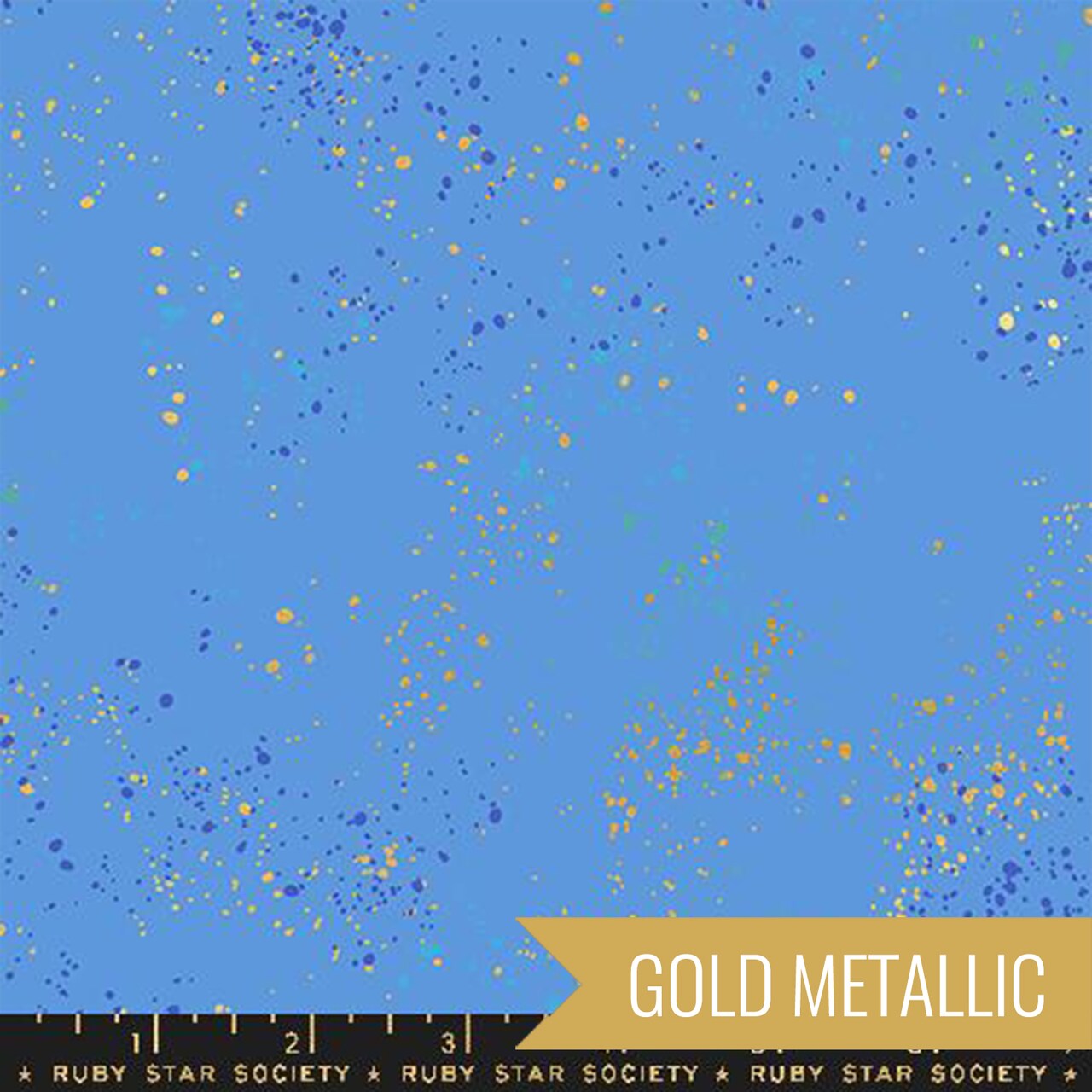 Speckled in Metallic Lindley Blue (rs5027 127m) | Speckled | Rashida Coleman Hale | Ruby Star Society